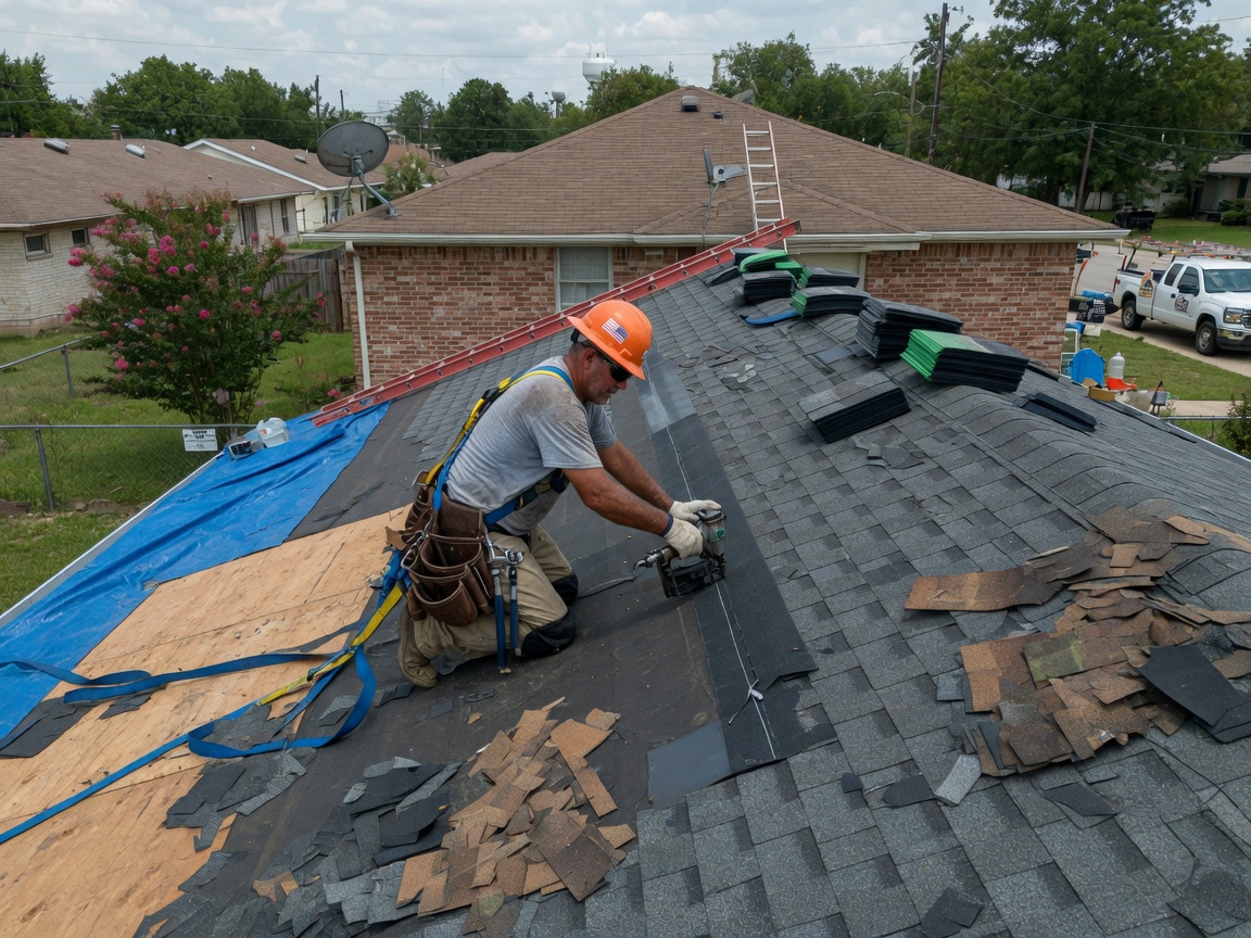 Roofing in Joshua