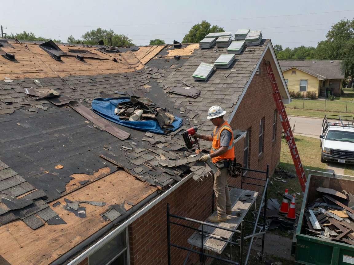 Roofing in Crowley